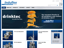 Tablet Screenshot of induflex-gruppe.de